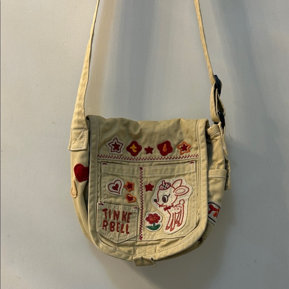 TINKERBELL Beige Crossbody Kids  Bag